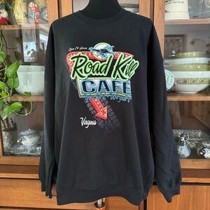 Roadkill Cafe Crewneck Pullover Sweatshirt